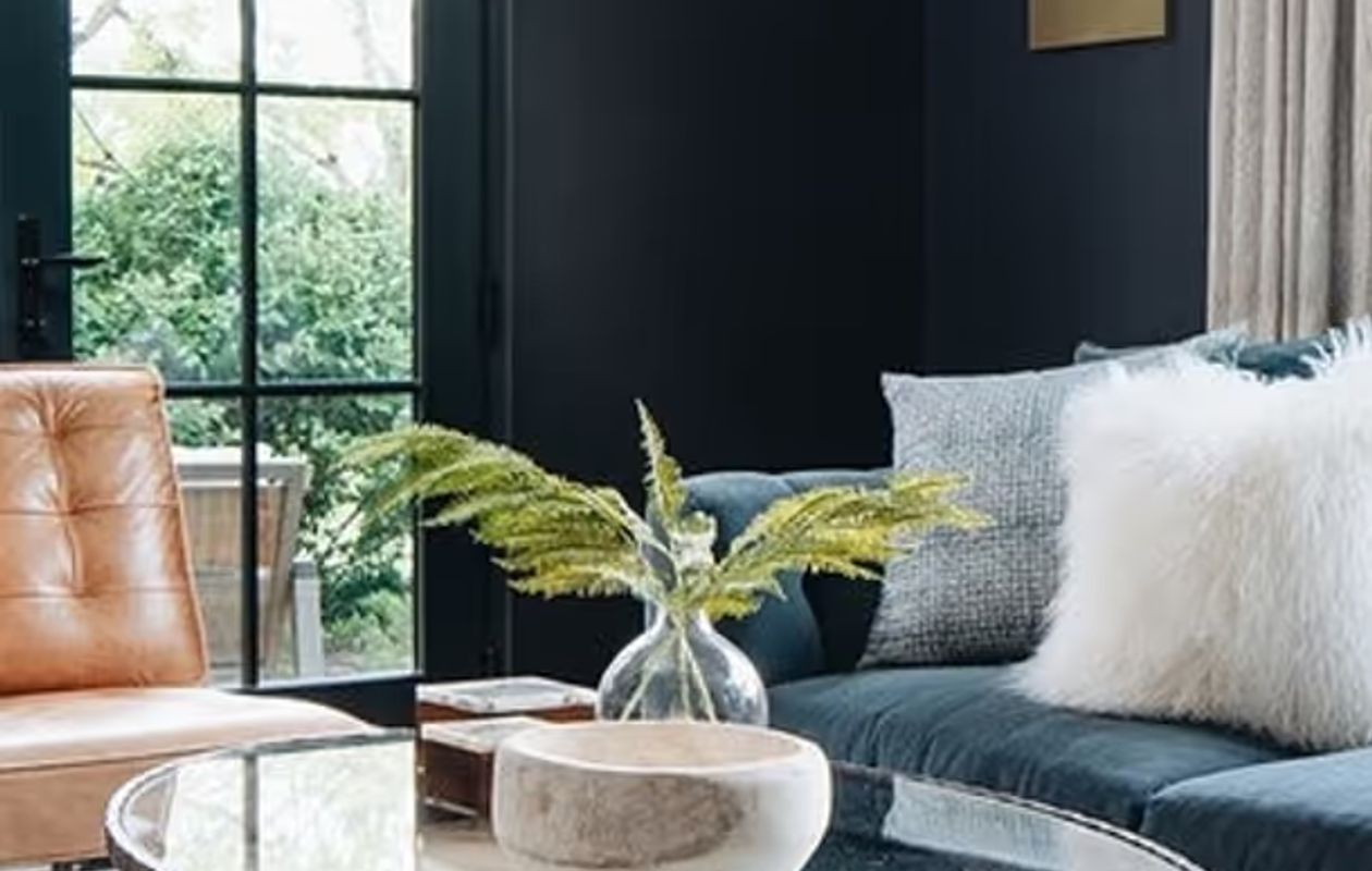 Interior room painting transformation